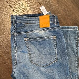 DUER Women's Blue Straight Leg Jeans